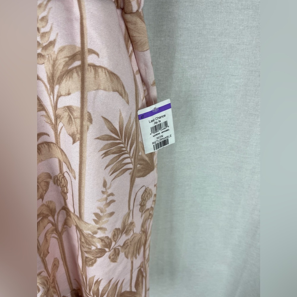 TED BAKER Henrina Botanical Pink/Tropical Printed Jersey Short Size 3 NWT - Picture 8 of 16